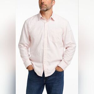 American Eagle Powder Pink Dress Shirt 100% Cotton Button Up XL Dressy Casual